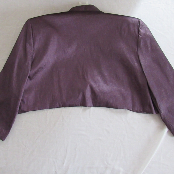 Size 14 2-Piece R&M Richards Plum Dress New with Tags - Picture 5 of 14